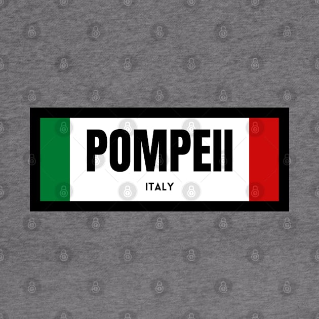 Pompeii City in Italian Flag by aybe7elf